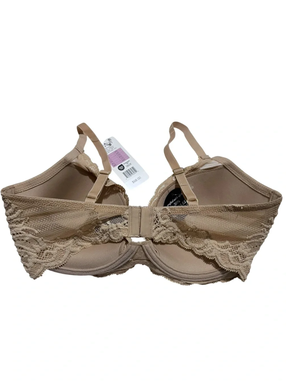 NWT Natori Women's Feathers Luxe Plunge T-Shirt Underwire Bra Sz 34D